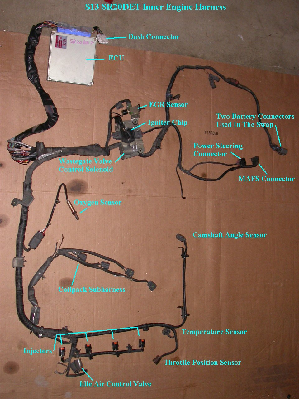 S13 Sr20det Wiring Connector Diagram